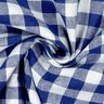 Katoenen stof Vichy ruit 1 cm – koningsblauw/wit,  thumbnail number 2