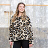 Sherpa teddybeer met luipaardprint – amandel/zwart,  thumbnail number 5