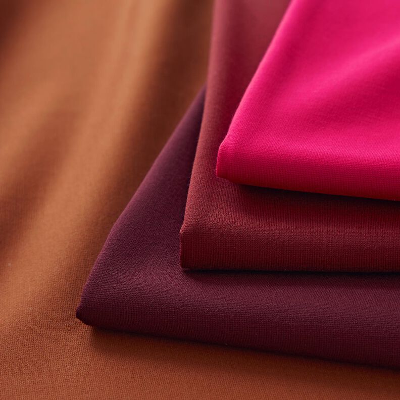 Romaniet jersey effen – karamel,  image number 4