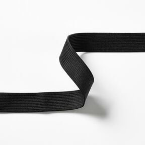 Gladde elastiekband [3 m | 20 mm] – zwart, 