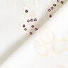 Fijne corduroy borduursels en paillettenbloemen – creme,  thumbnail number 5