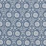 Katoenen stof Cretonne Bloemen en ranken – blauwgrijs/wit,  thumbnail number 1