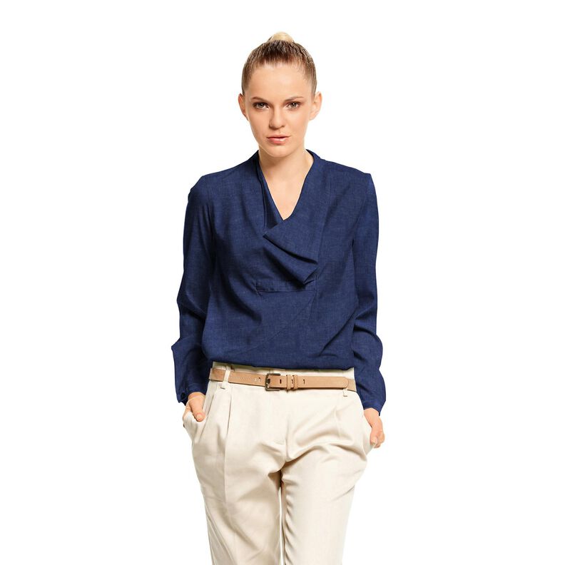 GOTS Batist | TULA – zwart blauw,  image number 5