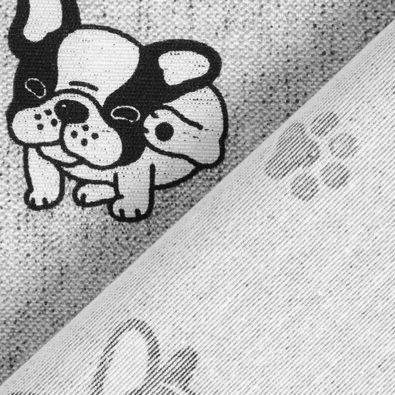 Decostof Canvas Bulldogge – grijs,  image number 4