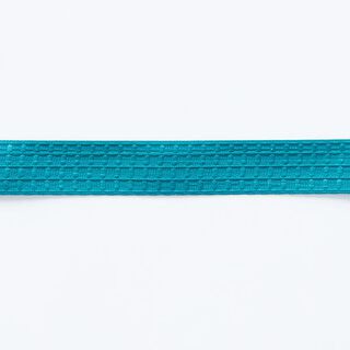 Webband met structuur  – turkooisblauw, 
