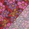 LENZING™ EcoVero™ Viscosestof Bloemen | Poppy Fabrics – merlot/perzik,  thumbnail number 4
