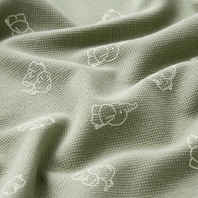 Wafel jersey Babyolifanten – greige, image number 2