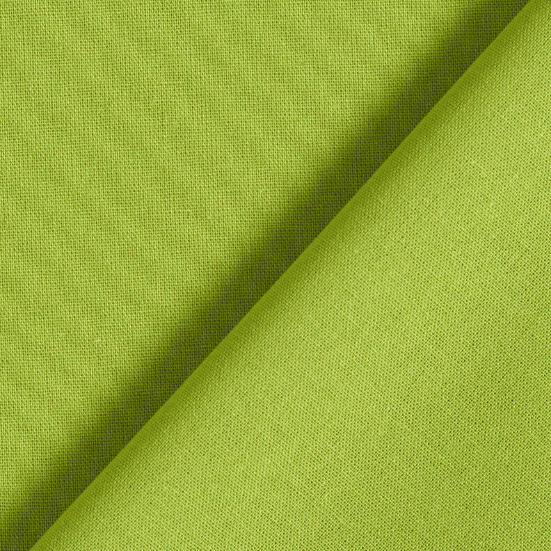 Katoenen stof Cretonne Effen – appelgroen,  image number 3
