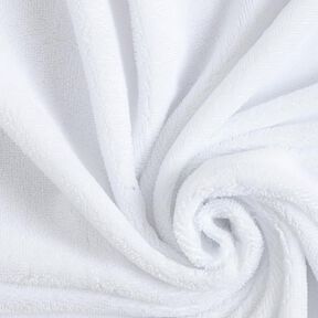 Knuffelzachte badstof Bamboe Effen – wit, 