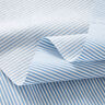 Overhemdstof stretch smalle strepen – wit/lichtblauw,  thumbnail number 3