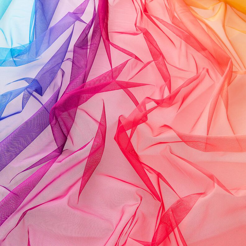 Softmesh Regenboog-verloop – aquablauw/intens roze, image number 3