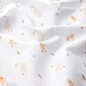 GOTS Katoenpopeline schattige ganzen en kuikens | Poppy Fabrics – wit,  thumbnail number 2