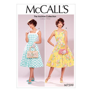 Jurk - Vintage 1953, McCalls 7599 | 40 - 48, 