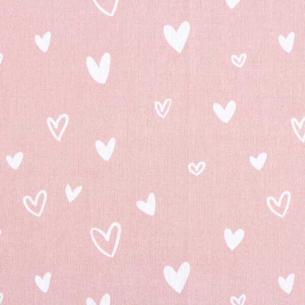 Decostof Half panama Hartje – roze, image number 1