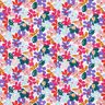 Gecoate katoen Pastelkleurige bloemen – wit/lila,  thumbnail number 1