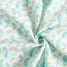 Linnenmix paisley – ivoor/licht turkoois,  thumbnail number 3