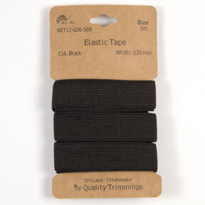 Elastiek [3 m | 20 mm] – zwart, 
