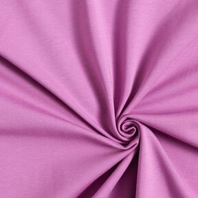 Katoenjersey medium effen – roodlila, 