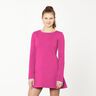 Licht katoenen sweatstof effen – intens roze,  thumbnail number 6