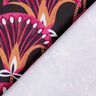 Decostof Canvas Bloemenwaaier – zwart/pink,  thumbnail number 4