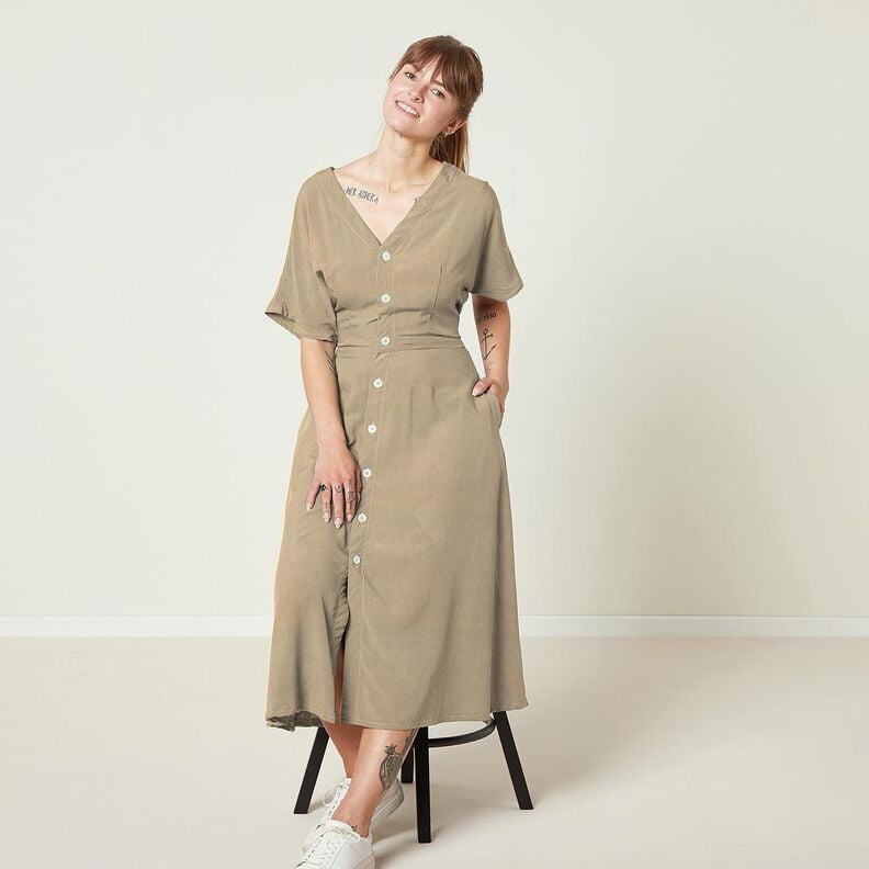 Viscose Stretch Effen – anemoon,  image number 8