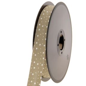 Biasband Sterren Biologische katoen [20 mm] – kaki, 