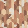Verduisteringsstof abstracte bogen – kaneel/koper,  thumbnail number 1