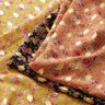 Crêpe chiffon bloemen en gouden stippen – kreeft,  thumbnail number 5