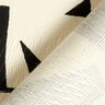 Decostof Jacquard abstracte structuur – zwart/ecru,  thumbnail number 4