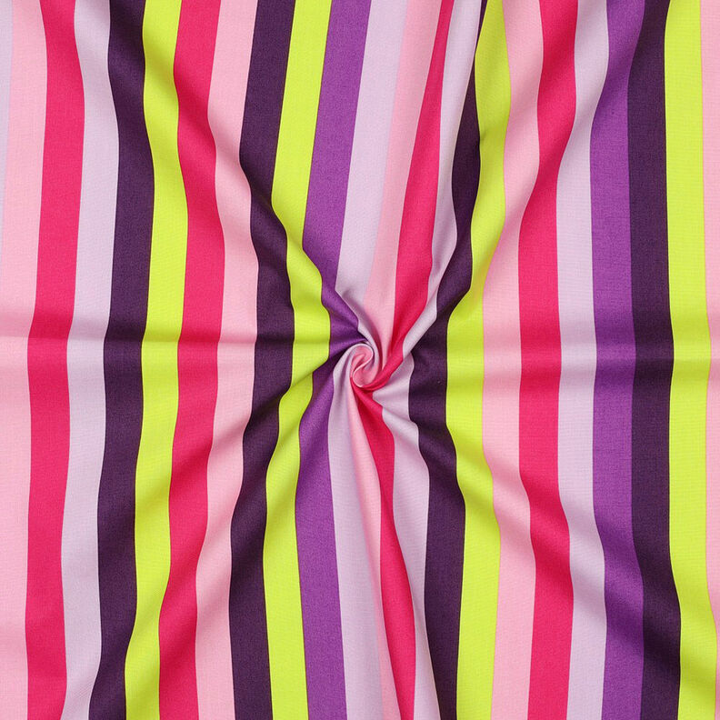 Katoenpopeline Summer Stripe | Nerida Hansen – lila,  image number 3