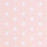 Katoenen stof Cretonne Japanse sterren Asanoha – roze,  thumbnail number 1