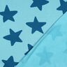 Knuffelsweat Sterren | Poppy Fabrics – stralend blauw/oceaanblauw,  thumbnail number 4