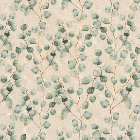 Decostof half panama mini eucalyptus – riet/natuur, 