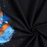 Katoenjersey Panel Gitaar | Glitzerpüppi – zwart/oranje,  thumbnail number 3