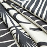 Decostof Half panama abstracte vakken – ivoor/zwart,  thumbnail number 5