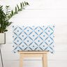 Decostof Katoenkeper elegante ruiten – wit/blauw,  thumbnail number 6