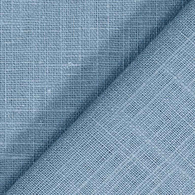 Linnen stof Ramee mix medium – duifblauw,  image number 3