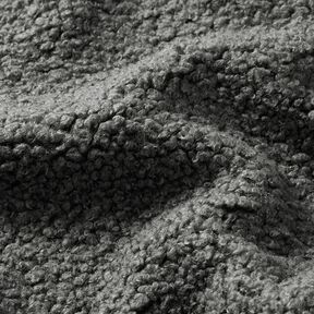 Bekledingsstof Schapenvacht look – donkergrijs, 