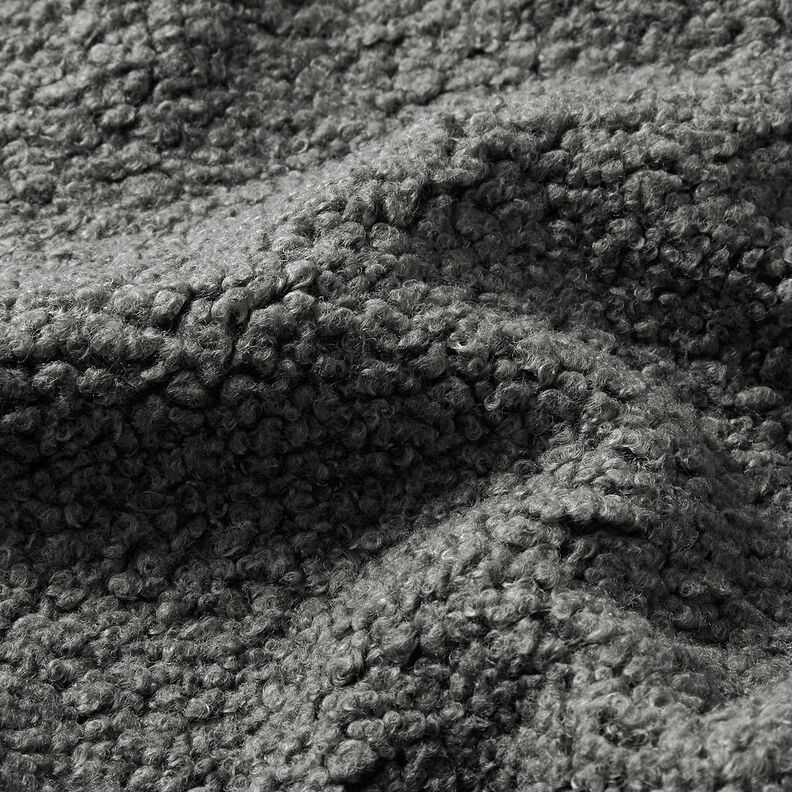 Bekledingsstof Schapenvacht look – donkergrijs,  image number 2