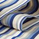 Outdoor Ligstoel stof Lengtestrepen, 44 cm – blauw,  thumbnail number 2