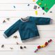 Alpenfleece Knuffelsweat Effen – petroleum,  thumbnail number 8