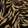 Viscosejersey Zebraprint – mocca/zwart,  thumbnail number 2