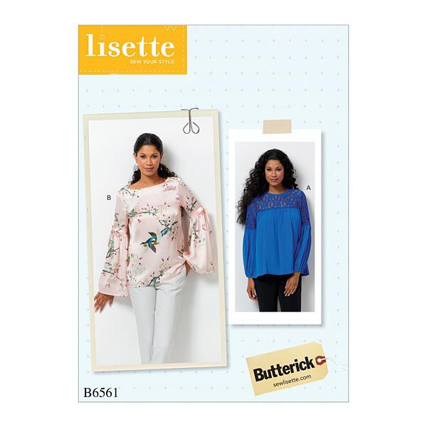 Top | blouse, Lisette 6561 | 40 - 48, image number 1