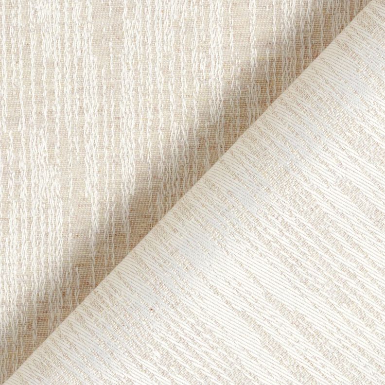 Decostof Jacquard abstracte stof gerecycled – natuur, image number 4