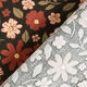 Babyrib Glitter mooie bloemen – zwart/goud metallic,  thumbnail number 4