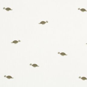 Katoenjersey kleine schildpadden – ecru, 