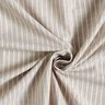 Linnen-katoen-mix Brede strepen – licht taupe/wit,  thumbnail number 3