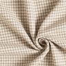 Mantelstof Wolmix Glitter pied-de-poule – mocca/ecru,  thumbnail number 3