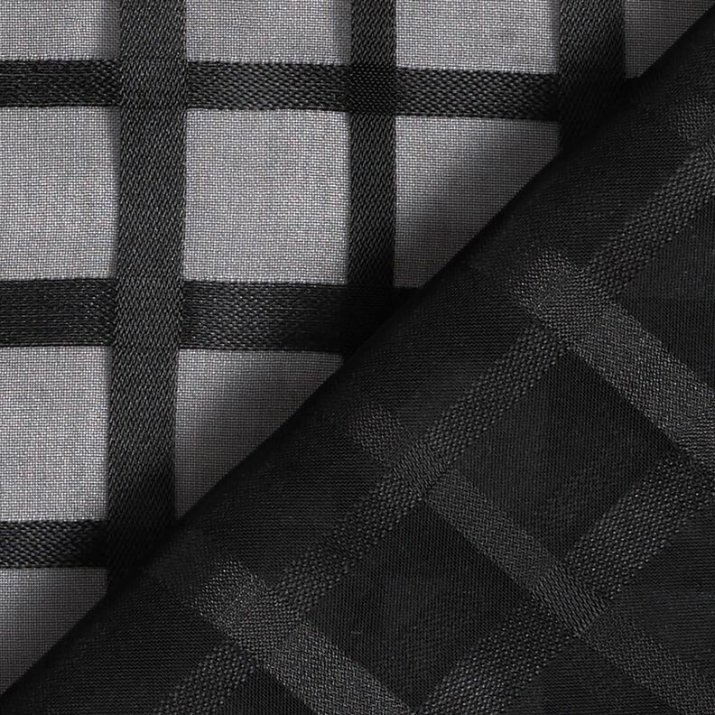 Chiffon vensterruiten – zwart, image number 4