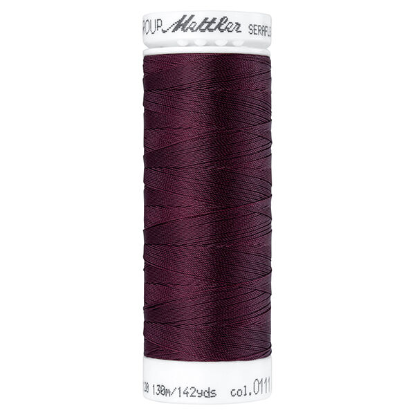 Seraflex naaigaren voor elastische naden (0111) | 130 m | Mettler – bordeauxrood,  image number 1